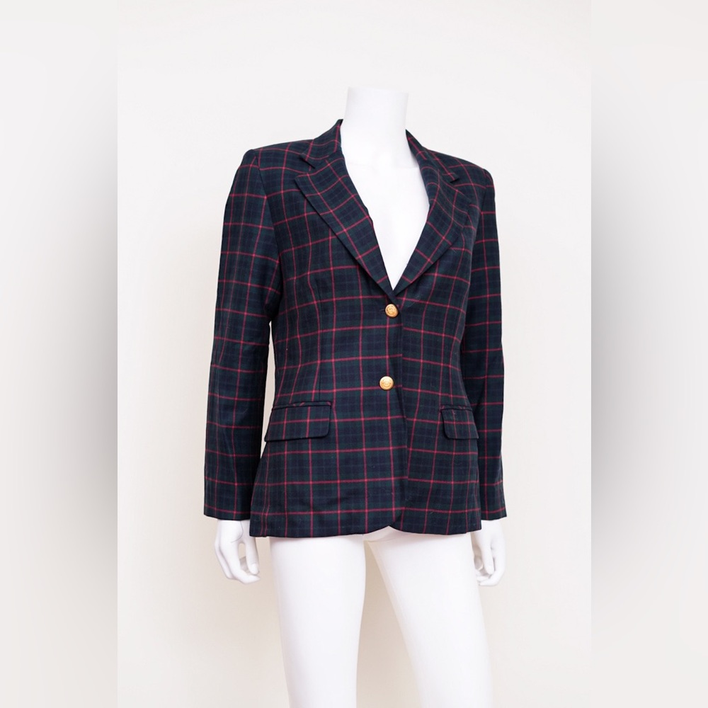 Pendleton Checkered Blazer Size M. - image 2